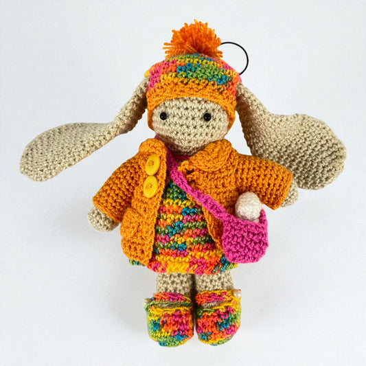 Orange bunny Doll