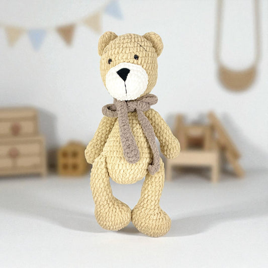 Theo-Handmade Crochet Bear