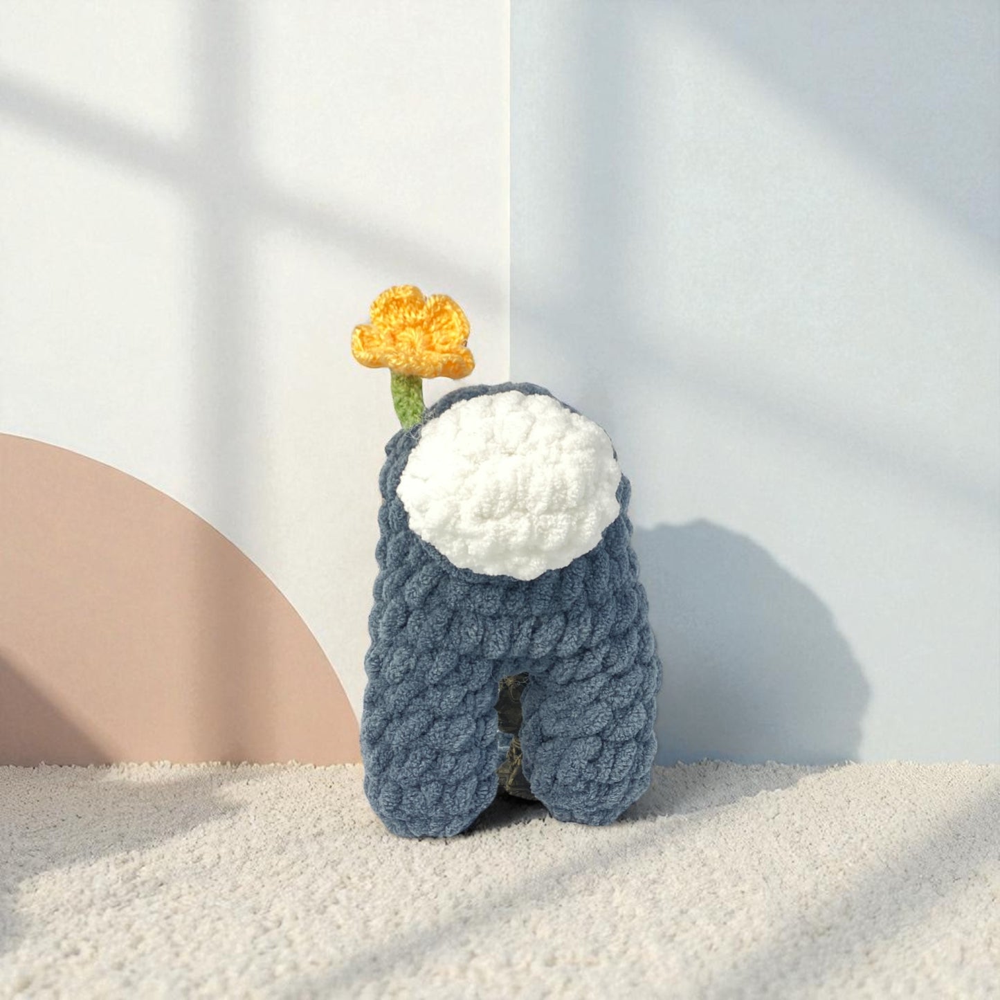 hand knitted among us toy 