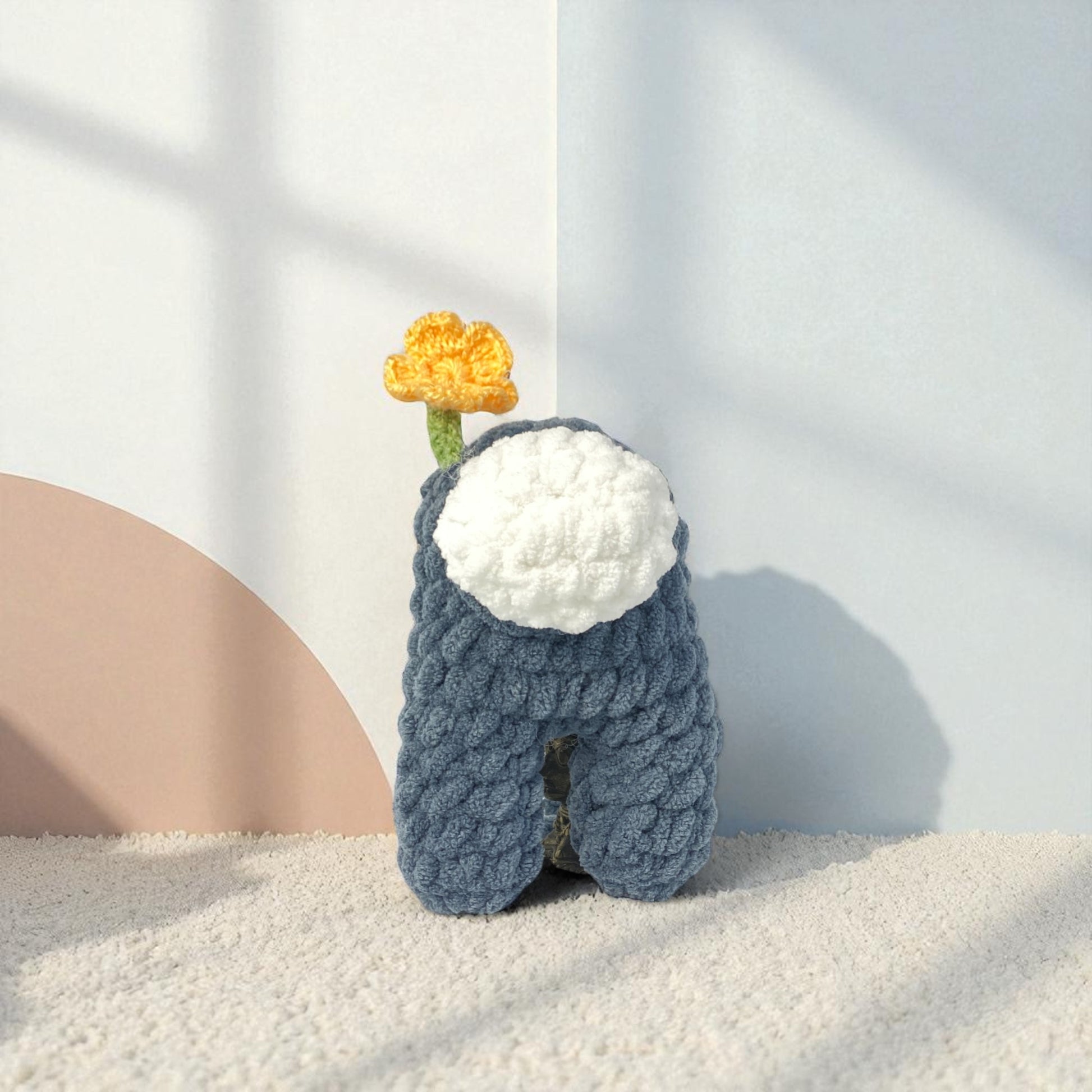 hand knitted among us toy 