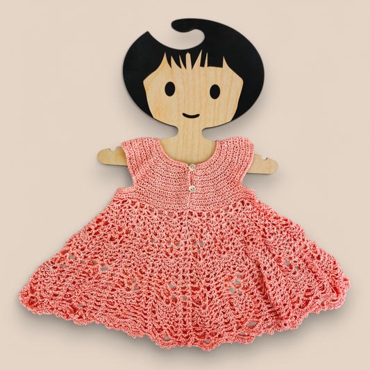 Handmade  Party Dress -Soft Pink