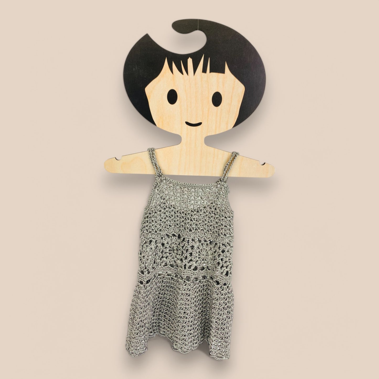 Handmade Party Dress-Silver Grey