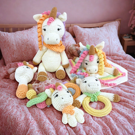 Unicorn Crib Set